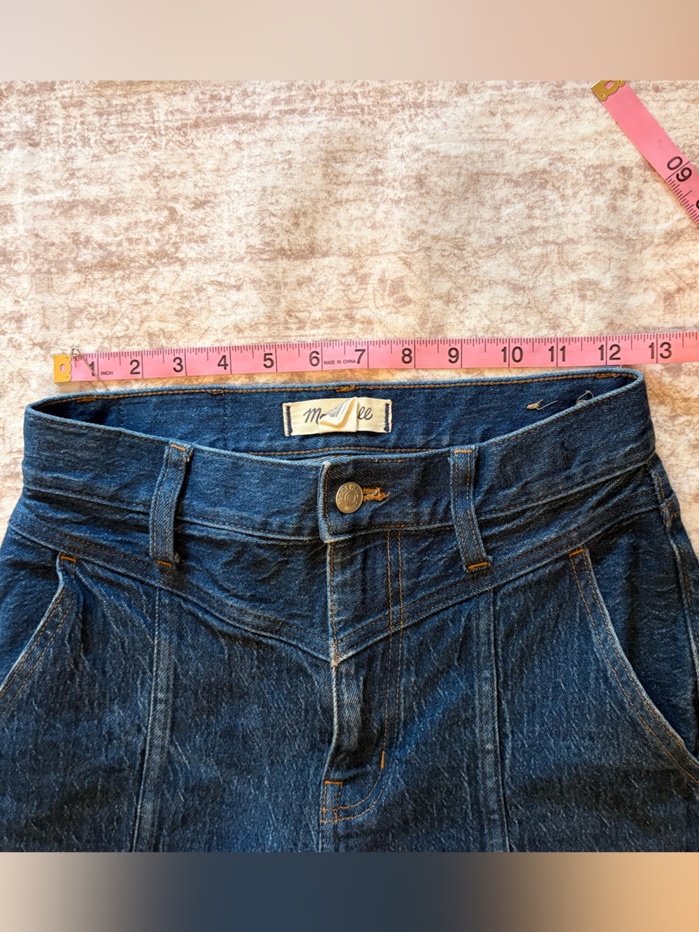 Madewell The Perfect Vintage Straight Jean in Greenhaven Wash, Seamed Version - Picture 5 of 9